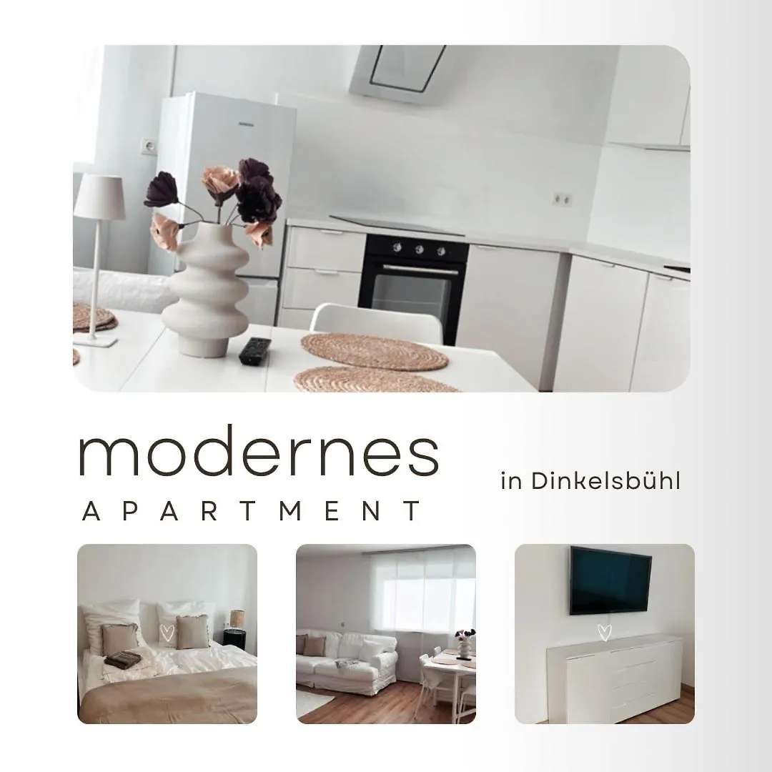 Apartment Moderne Ferienwohnung In Dinkelsbuehl